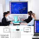 อะแดปเตอร์ USB C เป็น HDMI VGA USB Hub 5 in 1 USB 3.1 สำหรับแล็ปท็อป MacBook, ChromeBook Pixel, Huawei MateBook, HDMI+VGA+3xUSB3.0 เป็น Type-C