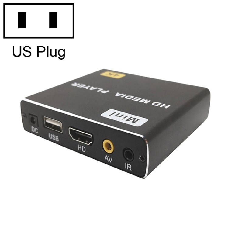 JEDX เครื่องเล่น 4K HD เครื่องเดียว เปิดเครื่องเล่นวนอัตโนมัติ วิดีโอ PPT หน้าจอแนวนอนและแนวตั้ง เล่นจาก U Disk SD, US, EU, UK