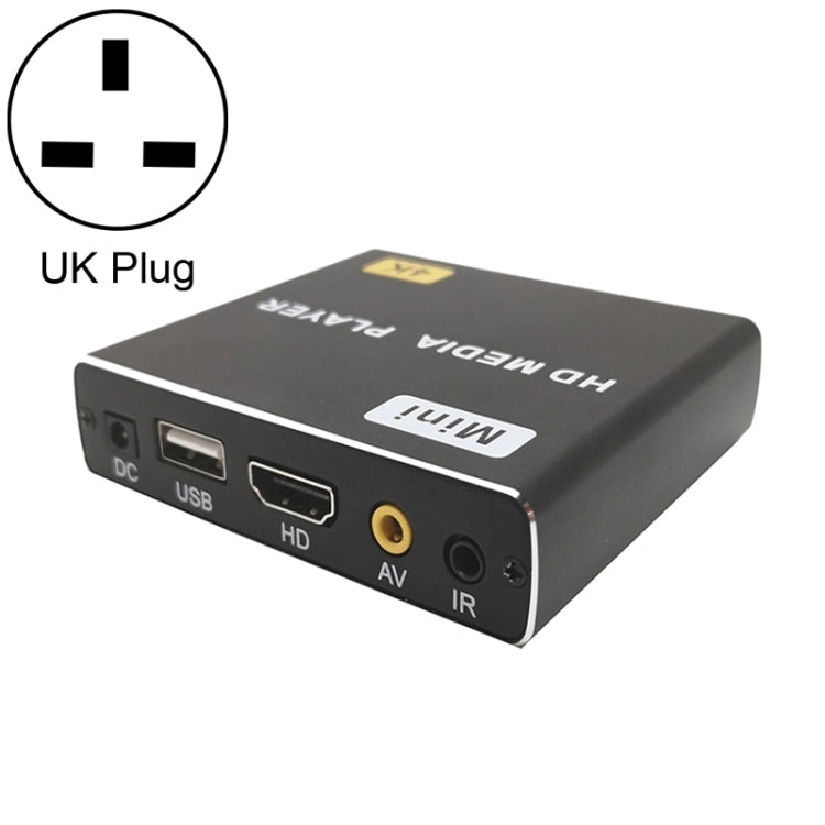 JEDX เครื่องเล่น 4K HD เครื่องเดียว เปิดเครื่องเล่นวนอัตโนมัติ วิดีโอ PPT หน้าจอแนวนอนและแนวตั้ง เล่นจาก U Disk SD, US, EU, UK
