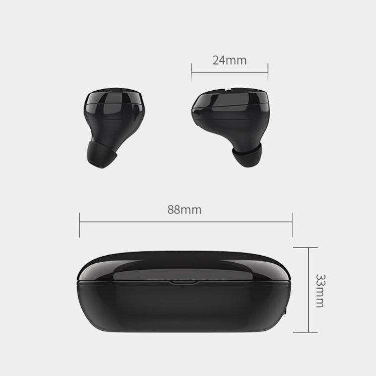 OneDer W12 หูฟังไร้สายกันน้ำ IPX5 เสียงสเตอริโอ HD หูฟังบลูทูธ TWS