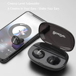 OneDer W12 หูฟังไร้สายกันน้ำ IPX5 เสียงสเตอริโอ HD หูฟังบลูทูธ TWS