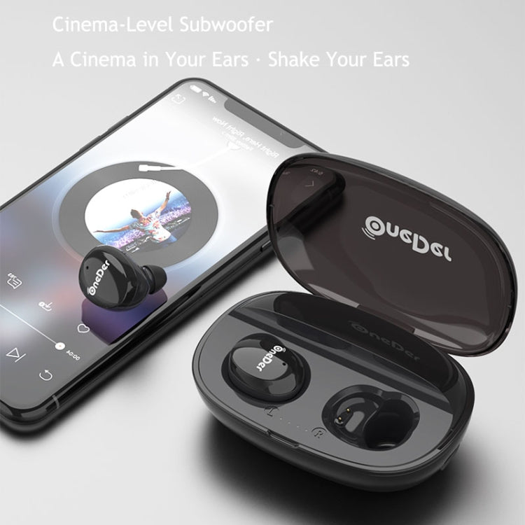 OneDer W12 หูฟังไร้สายกันน้ำ IPX5 เสียงสเตอริโอ HD หูฟังบลูทูธ TWS