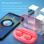 OneDer W12 หูฟังไร้สายกันน้ำ IPX5 เสียงสเตอริโอ HD หูฟังบลูทูธ TWS