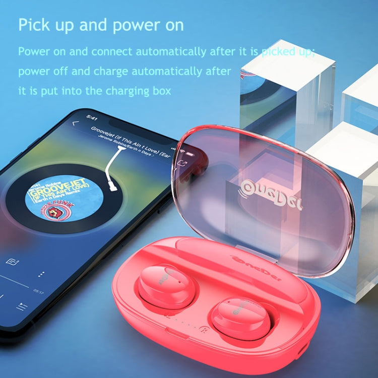 OneDer W12 หูฟังไร้สายกันน้ำ IPX5 เสียงสเตอริโอ HD หูฟังบลูทูธ TWS