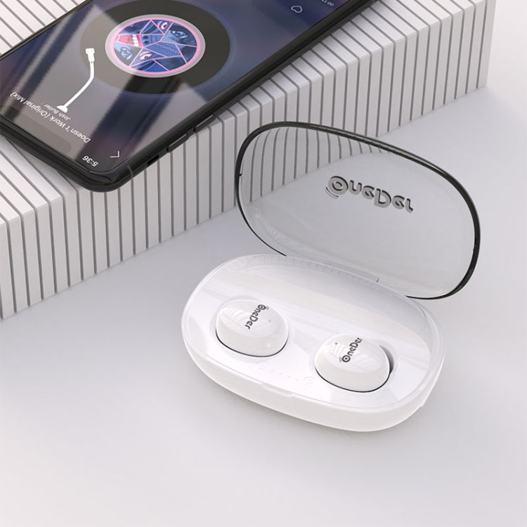 OneDer W12 หูฟังไร้สายกันน้ำ IPX5 เสียงสเตอริโอ HD หูฟังบลูทูธ TWS