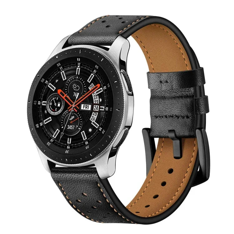 สำหรับ Samsung Galaxy Watch Active สายหนังรูตาไก่ขนาด 22mm สายสปอร์ต
