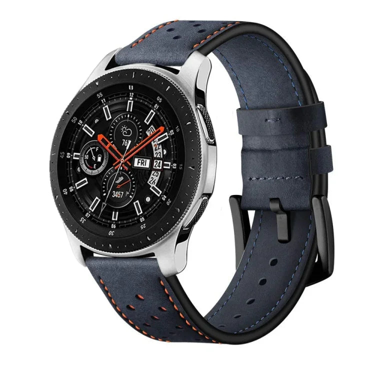 สำหรับ Samsung Galaxy Watch Active สายหนังรูตาไก่ขนาด 22mm สายสปอร์ต