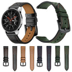 สำหรับ Samsung Galaxy Watch Active สายหนังรูตาไก่ขนาด 22mm สายสปอร์ต