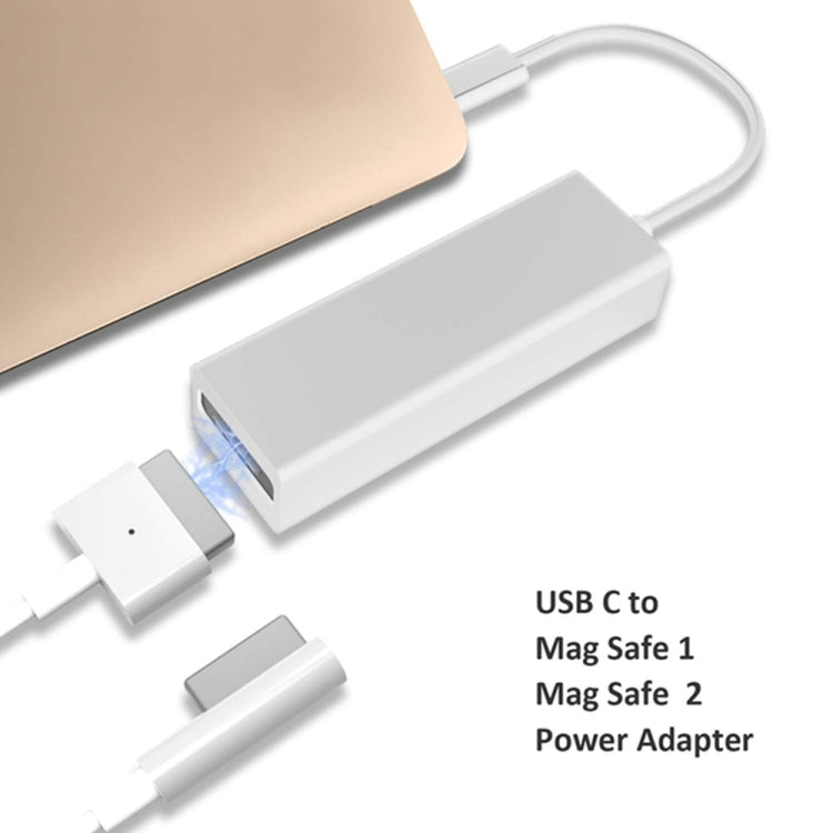 อะแดปเตอร์ USB C เป็นแม่เหล็ก Mag-Safe, แปลง Mag-Safe เป็น Type C สำหรับชาร์จ รองรับ MacBook Pro/Air, Nintendo Switch, โทรศัพท์ และอุปกรณ์ USB C อื่นๆ