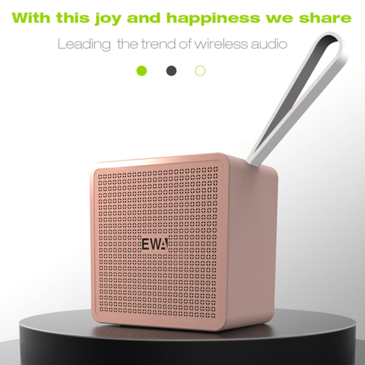 EWA A105 ลำโพงบลูทูธความละเอียดสูง ขนาดเล็ก กำลังเบสสูง เทคโนโลยีบลูทูธ TWS รองรับ TF