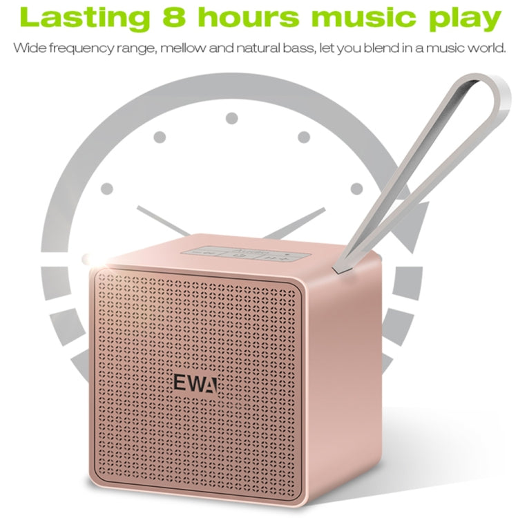 EWA A105 ลำโพงบลูทูธความละเอียดสูง ขนาดเล็ก กำลังเบสสูง เทคโนโลยีบลูทูธ TWS รองรับ TF