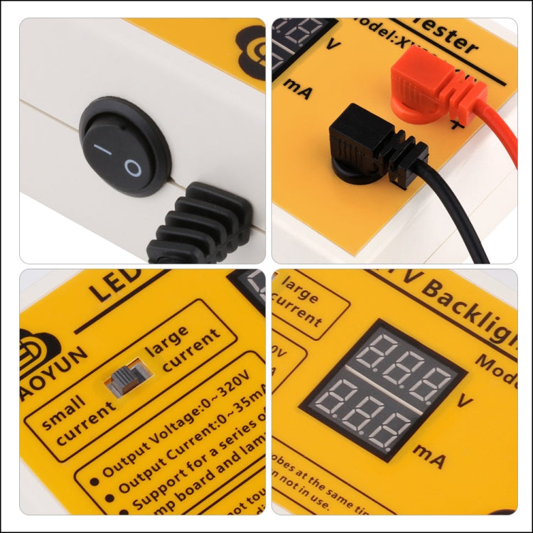 XY284 เครื่องทดสอบ LED 0-320V สำหรับไฟ LED ทีวีและแถบ LED อเนกประสงค์