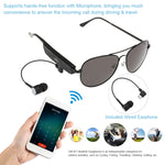 Y88 หูฟังไร้สาย Bluetooth แว่นตาหูฟังเพลง สมาร์ทแว่นตา หูฟังแบบ Earbud โทรศัพท์แบบแฮนด์ฟรีพร้อมไมโครโฟน