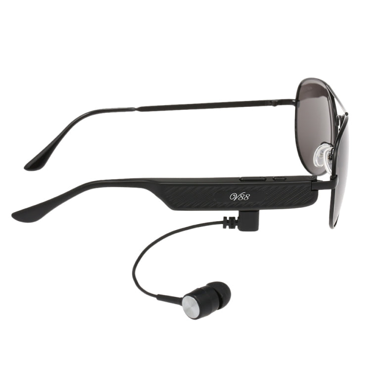 Y88 หูฟังไร้สาย Bluetooth แว่นตาหูฟังเพลง สมาร์ทแว่นตา หูฟังแบบ Earbud โทรศัพท์แบบแฮนด์ฟรีพร้อมไมโครโฟน