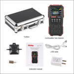 เครื่องตรวจวัดก๊าซผสม WINTACT WT8811 จอ LCD ชาร์จไฟได้ ฟังก์ชันครบ 4 in1 เซ็นเซอร์ก๊าซติดไฟ O2 H2S CO พร้อมเสียง, แสง และสั่นแจ้งเตือน