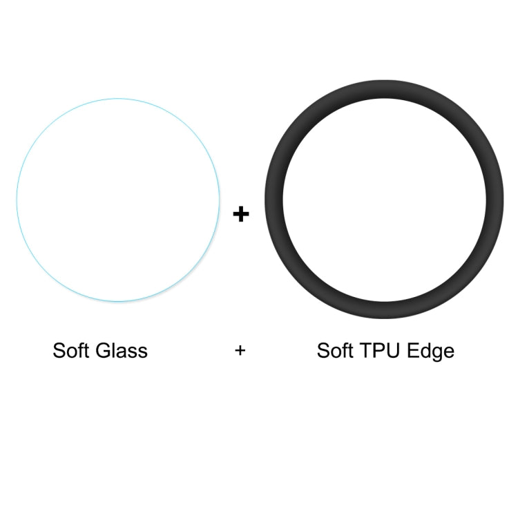 ENKAY Hat-prince 3D Full Screen Soft TPU Edge + Soft Glass HD Screen Protector Film, For Galaxy Watch Active 2 40mm, For Galaxy Watch Active 2 44mm