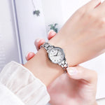 Skmei 1410 Lady Quartz Watch European and American Fashion Watch Business Leisure Steel Belt Lady Watch