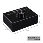 เครื่องขยายสัญญาณเสียงสเตอริโอหน้า B015 สำหรับหูฟังและลำโพง รองรับแหล่งเสียงคู่ รุ่น B015