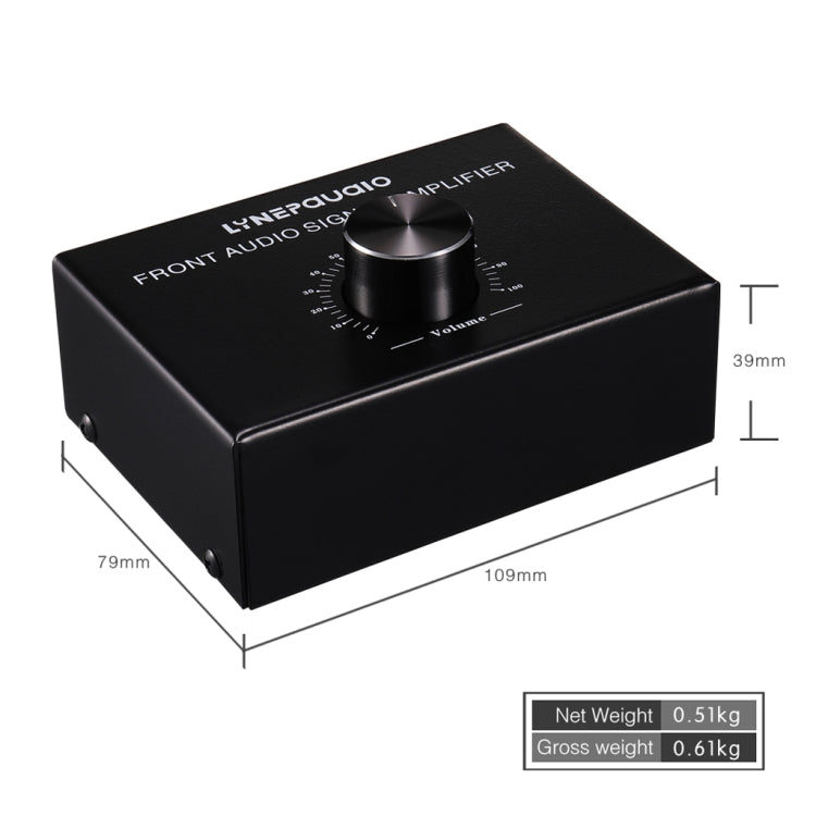 เครื่องขยายสัญญาณเสียงสเตอริโอหน้า B015 สำหรับหูฟังและลำโพง รองรับแหล่งเสียงคู่ รุ่น B015
