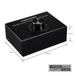 เครื่องขยายสัญญาณเสียงสเตอริโอหน้า B015 สำหรับหูฟังและลำโพง รองรับแหล่งเสียงคู่ รุ่น B015