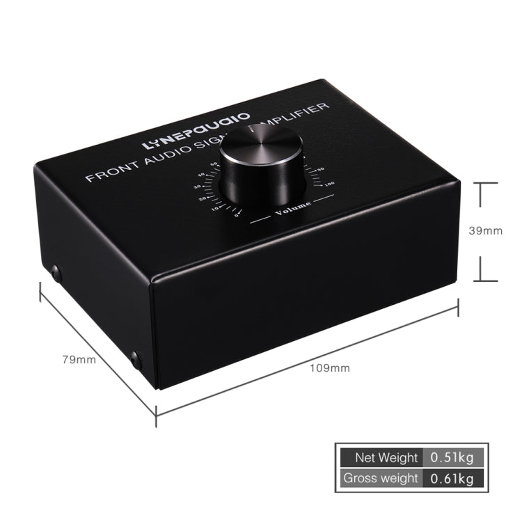 เครื่องขยายสัญญาณเสียงสเตอริโอหน้า B015 สำหรับหูฟังและลำโพง รองรับแหล่งเสียงคู่ รุ่น B015