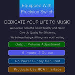 B026 6 Input 2 Output Or 2 Input 6 Output Audio Signal Source Selection Switcher RCA Port