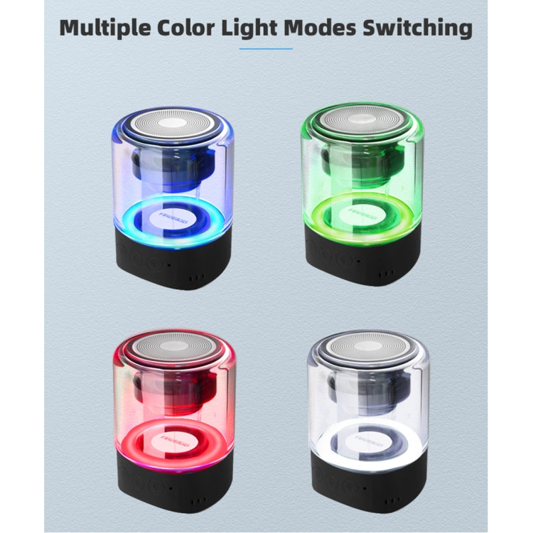ลำโพงบลูทูธ Fineblue MK-22 TWS แบบดูดแม่เหล็ก พร้อมไฟ LED