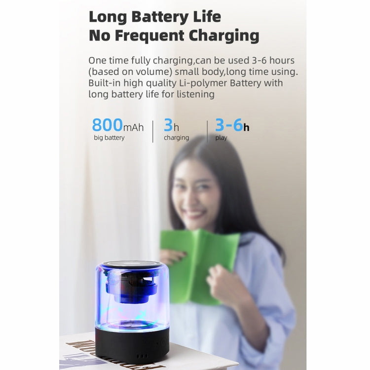 ลำโพงบลูทูธ Fineblue MK-22 TWS แบบดูดแม่เหล็ก พร้อมไฟ LED