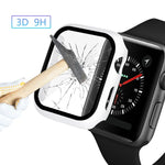 เคส PC ครอบคลุมเต็มรูปแบบ ENKAY Hat-prince พร้อมฟิล์มกระจกนิรภัยสำหรับ Apple Watch Series 6 / 5 / 4 / SE 3 / SE 2 / SE 1 44mm