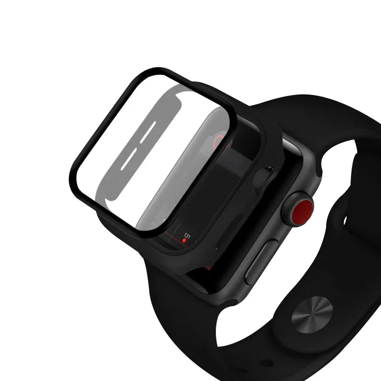 เคส PC ครอบคลุมเต็มรูปแบบ ENKAY Hat-prince พร้อมฟิล์มกระจกนิรภัยสำหรับ Apple Watch Series 6 / 5 / 4 / SE 3 / SE 2 / SE 1 40mm