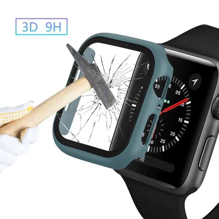 เคส PC ครอบคลุมเต็มรูปแบบ ENKAY Hat-prince พร้อมฟิล์มกระจกนิรภัยสำหรับ Apple Watch Series 6 / 5 / 4 / SE 3 / SE 2 / SE 1 40mm