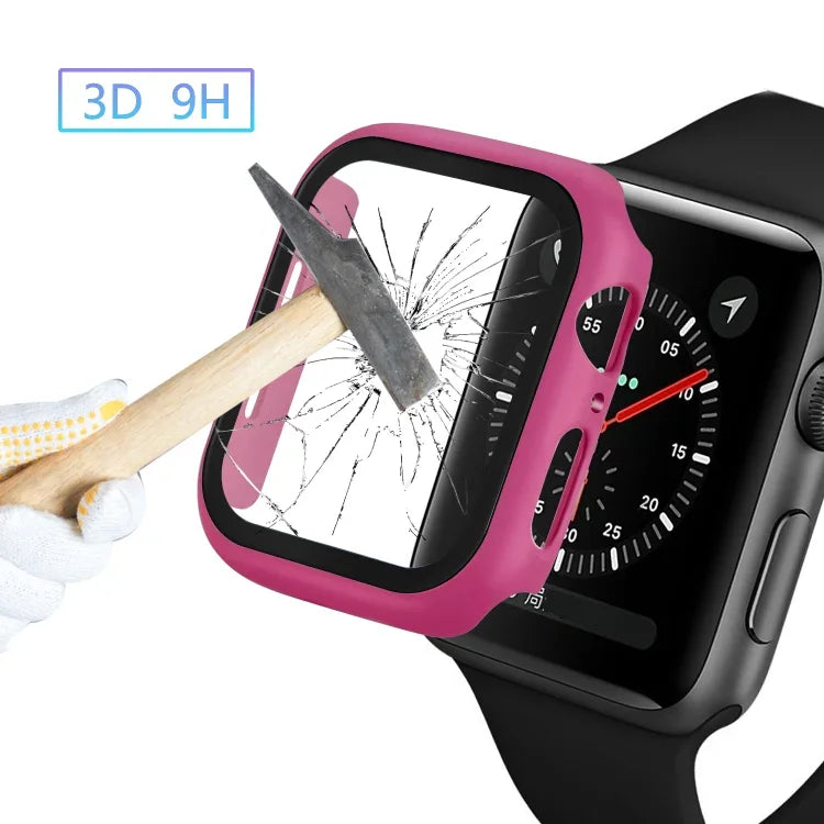 เคส PC ครอบคลุมเต็มรูปแบบ ENKAY Hat-prince พร้อมฟิล์มกระจกนิรภัยสำหรับ Apple Watch Series 6 / 5 / 4 / SE 3 / SE 2 / SE 1 40mm