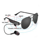 หูฟังไร้สาย A8 Bluetooth แบบแว่นตา พร้อมไมโครโฟน, หูฟังเพลงสมาร์ทแว่นตา, แฮนด์ฟรี, A8