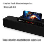ลำโพงพกพา Newrixing NR5017 LED Bluetooth เชื่อมต่อ TWS ลำโพงเสียงระบบ 10W สเตอริโอรอบทิศทาง