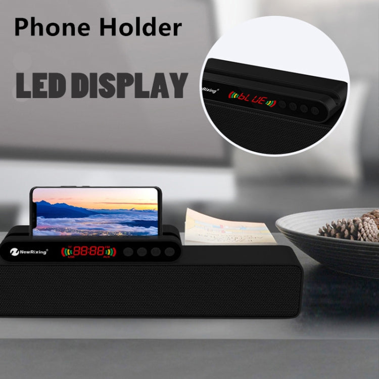 ลำโพงพกพา Newrixing NR5017 LED Bluetooth เชื่อมต่อ TWS ลำโพงเสียงระบบ 10W สเตอริโอรอบทิศทาง