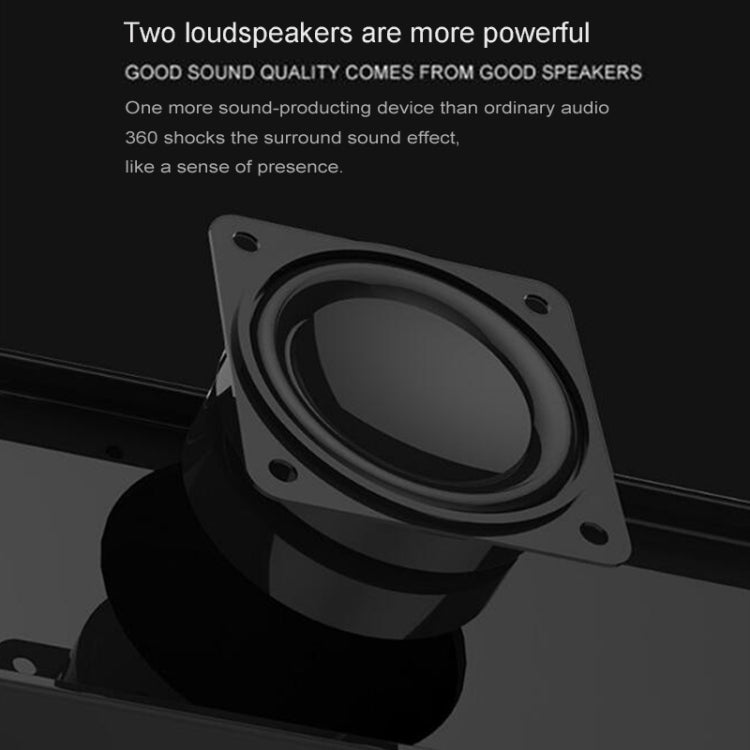 ลำโพงพกพา Newrixing NR5017 LED Bluetooth เชื่อมต่อ TWS ลำโพงเสียงระบบ 10W สเตอริโอรอบทิศทาง