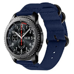 สำหรับ Samsung Galaxy Watch Active สายไนลอนสามห่วงขนาด 20mm S3, สำหรับ Samsung Galaxy Watch Active 2 ขนาด 20mm / Gear S3