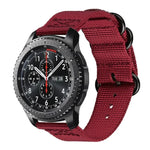 สำหรับ Samsung Galaxy Watch Active สายไนลอนสามห่วงขนาด 20mm S3, สำหรับ Samsung Galaxy Watch Active 2 ขนาด 20mm / Gear S3