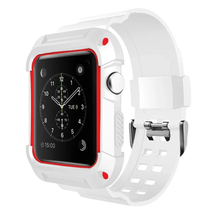 สำหรับ Apple Watch รุ่น 3 / 2 / 1 ขนาด 42 มม. สายซิลิโคนแบบออลอินวัน