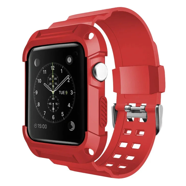 For Apple Watch 3 / 2 / 1  Generation  42mm All-In-One Silicone Strap