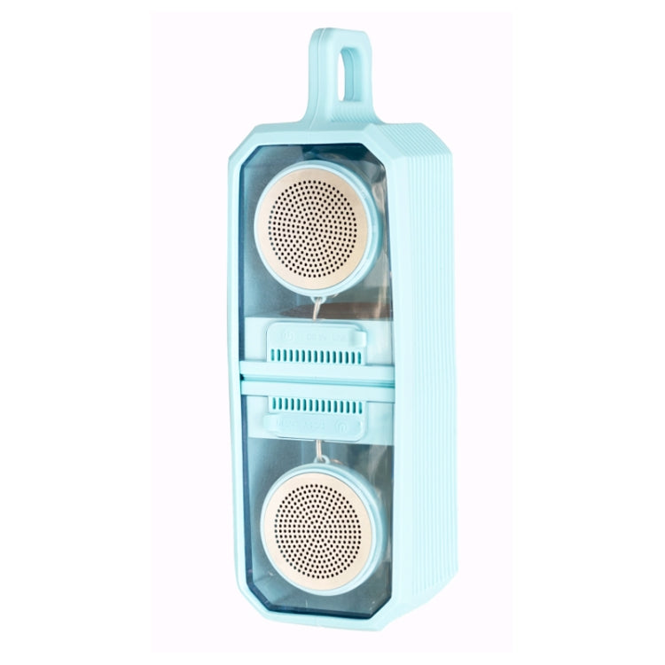 ลำโพงบลูทูธโปร่งใส TWS พกพา BT628 10W พร้อมฐานแม่เหล็กเชื่อมต่อ ลำโพงสเตอริโอเบสซับวูฟเฟอร์กลางแจ้ง