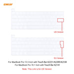 ENKAY ที่ป้องกันคีย์บอร์ด TPU นุ่มสำหรับ MacBook Pro 16 นิ้ว (A2141) รุ่น US