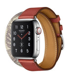 For Apple Watch 3 / 2 / 1 Generation 42mm Universal Silk Screen Printing Double-loop Watchband