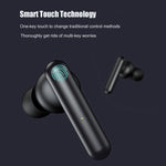 T10 หูฟังบลูทูธไร้สาย TWS Hifi ควบคุมด้วยการสัมผัส พร้อมไมโครโฟนและกล่องชาร์จ
