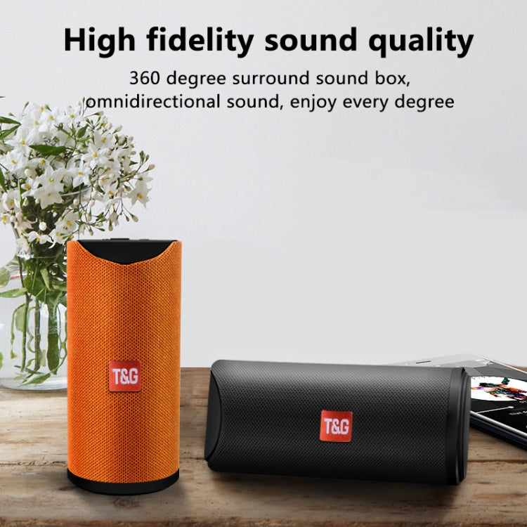 ลำโพงบลูทูธพกพา TG113 กันน้ำ สเตอริโอ ลำโพงกลางแจ้ง MP3 กล่องเสียงเบส พร้อมวิทยุ FM