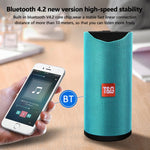 ลำโพงบลูทูธพกพา TG113 กันน้ำ สเตอริโอ ลำโพงกลางแจ้ง MP3 กล่องเสียงเบส พร้อมวิทยุ FM