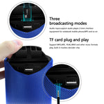 ลำโพงบลูทูธพกพา TG113 กันน้ำ สเตอริโอ ลำโพงกลางแจ้ง MP3 กล่องเสียงเบส พร้อมวิทยุ FM
