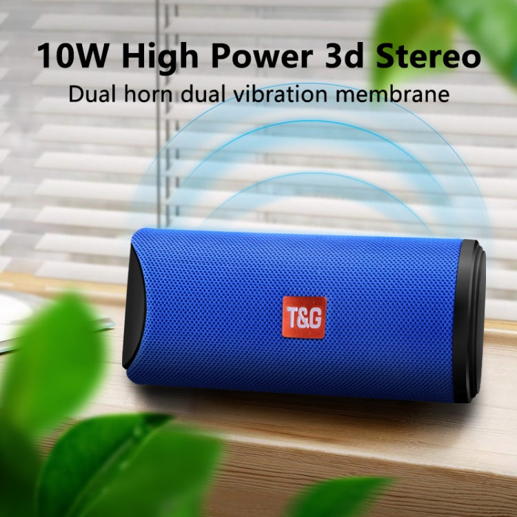 ลำโพงบลูทูธพกพา TG113 กันน้ำ สเตอริโอ ลำโพงกลางแจ้ง MP3 กล่องเสียงเบส พร้อมวิทยุ FM
