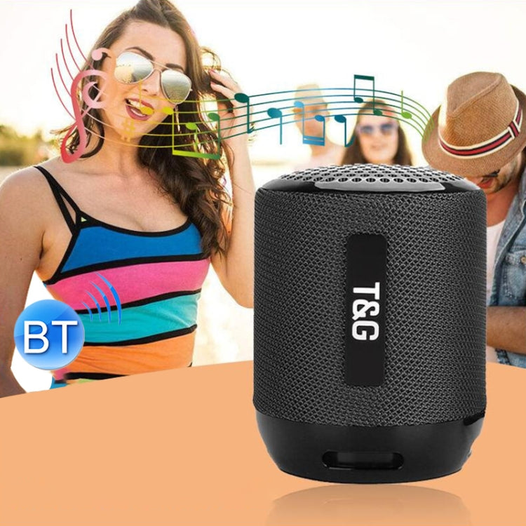 ลำโพงเพลงไร้สายพกพา T&G TG129 พร้อมไมโครโฟน รองรับการ์ด TF และ FM
