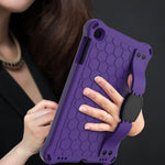 Honeycomb Design EVA + PC Four Corner Anti Falling Flat Protective Shell With Straps, For iPad mini 5 / 4 / 3 / 2 /1